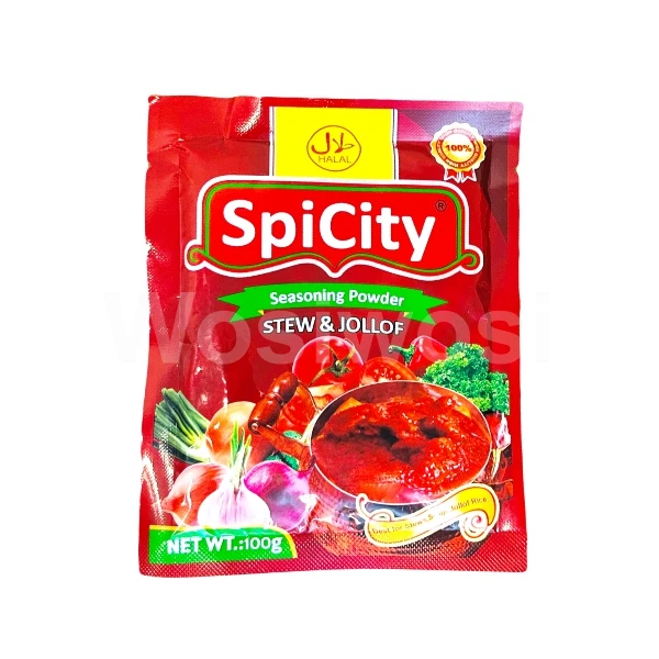 Spicity Stew & Jollof Pack Of 10 Sachet 10g x 10